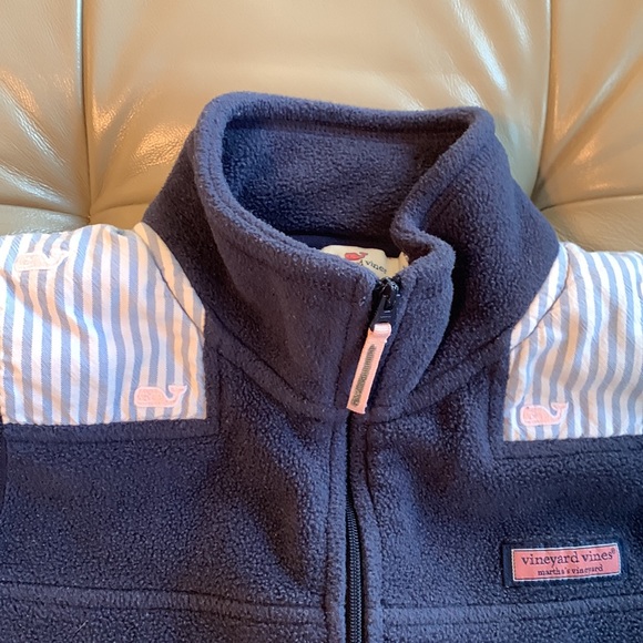 Vineyard Vines Navy Zippered Vest - Picture 4 of 7